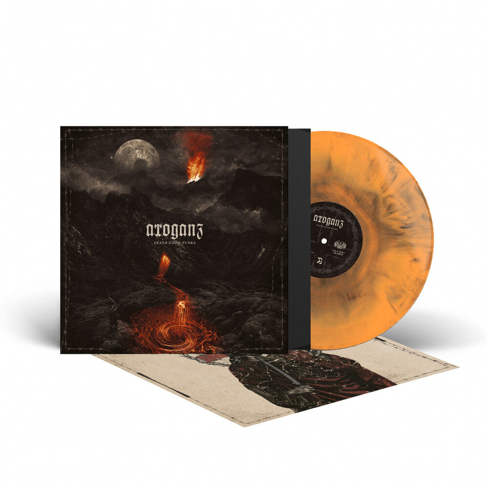 the album cover for Arroganz - Death Doom Punks (Blk) [Colored Vinyl] [Limited Edition] (Ofgv) (Org)