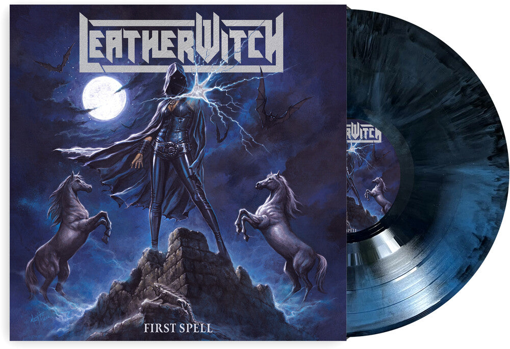 the album cover for Leatherwitch - First Spell [Marble]