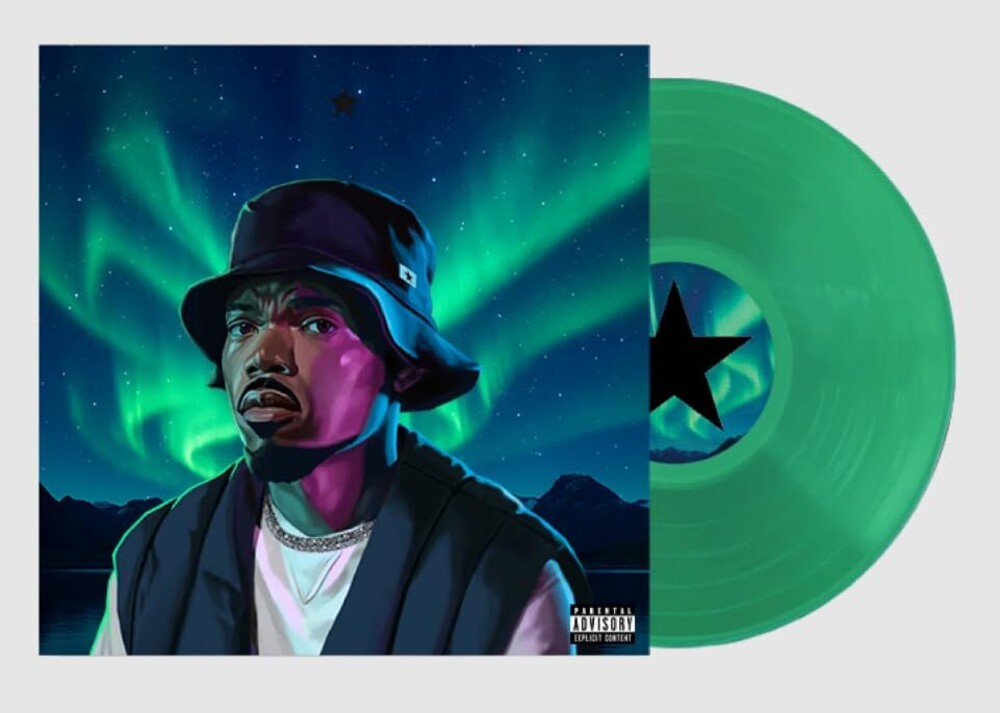 the album cover for Chance the Rapper - Star Line [Indie Exclusive Clear Green]