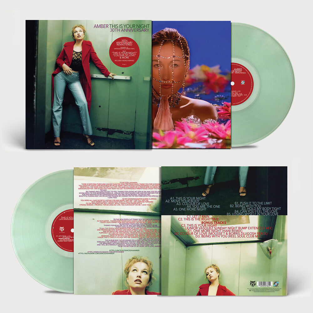 the album cover for Amber - This Is Your Night (30th Anniversary Deluxe Edition) [Vintage Bottle Green]