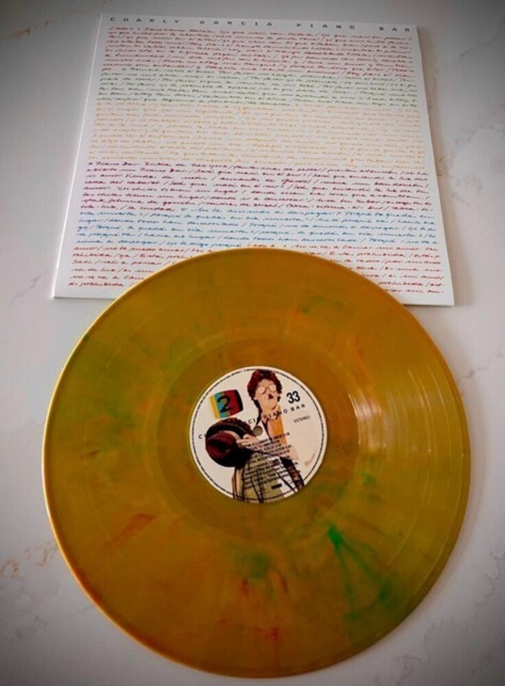 the album cover for Garcia, Charly - Piano Bar - Colored Vinyl
