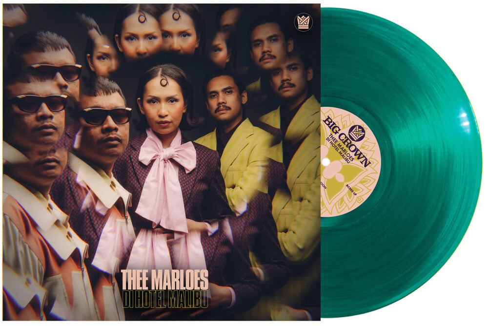 the album cover for Thee Marloes - Di Hotel Malibu [Indie Exclusive Green]