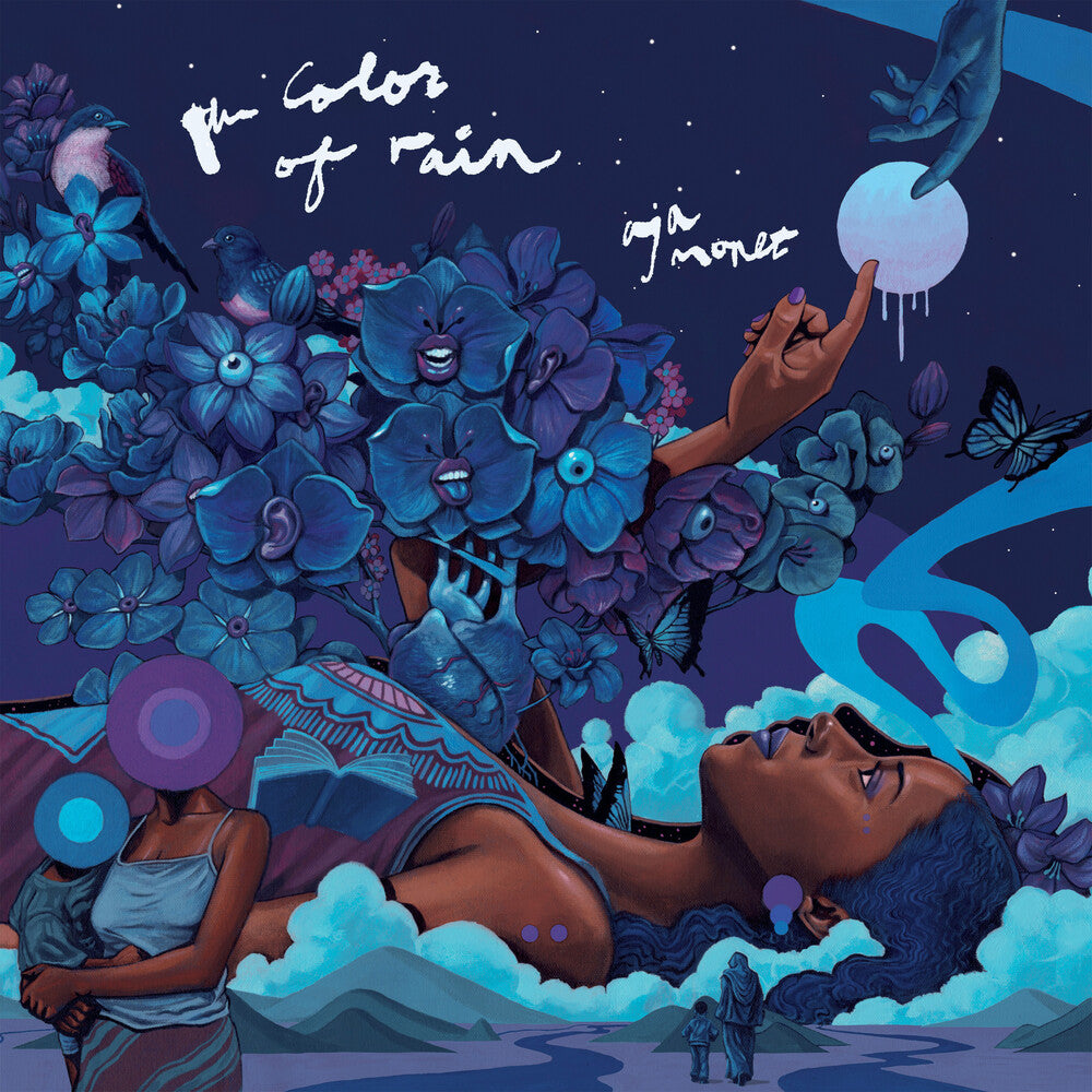 the album cover for aja monet - Color Of Rain [Black Vinyl]