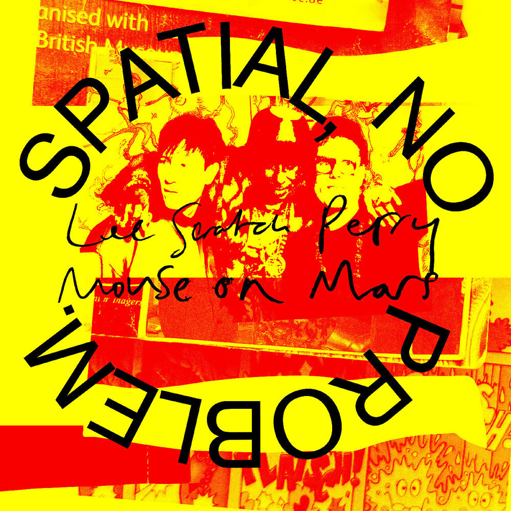 the album cover for Lee Perry  Scratch / Mouse On Mars - Spatial No Problem.