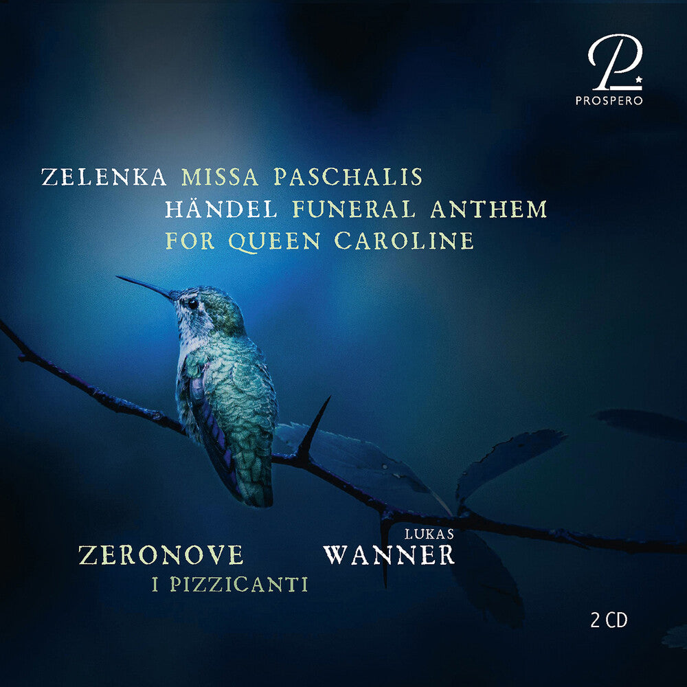 the album cover for Ensemble Zeronove - Zelenka: Missa Paschalis; Handel: Funeral Anthem