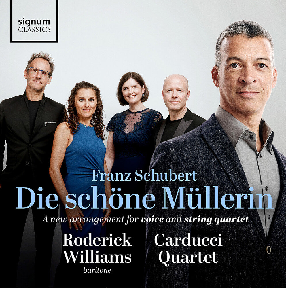 the album cover for Roderick Williams - Die Schone Mullerin