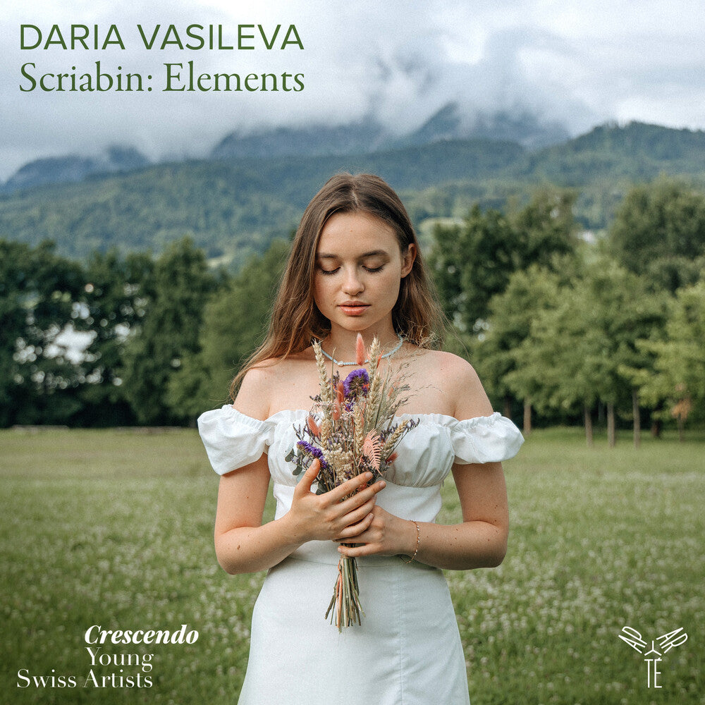 the album cover for Daria Vasileva - Scriabin: Elements