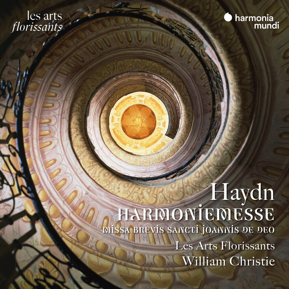 the album cover for Les Arts Florissants / William Christie - Haydn: Harmoniemesse