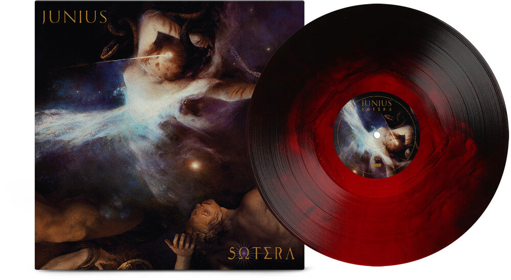 the album cover for Junius - Sotera - Ruby/Black Galaxy (Blk) [Colored Vinyl] (Ruby)