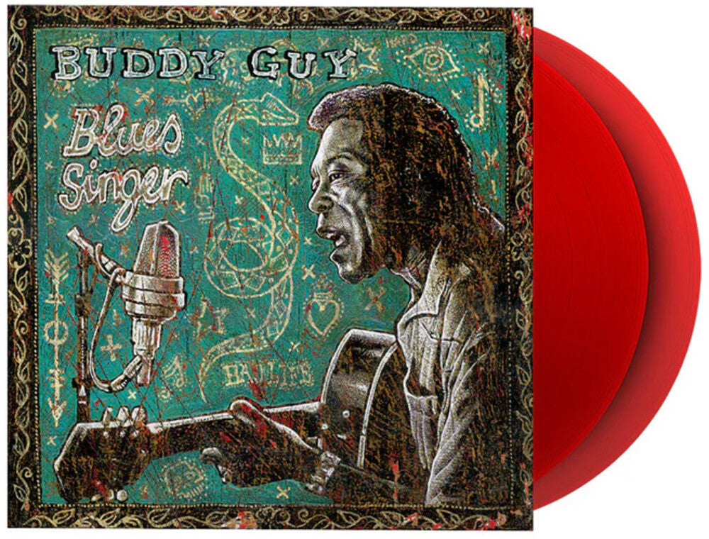 the album cover for Buddy Guy - Blues Singer [180 Gram Red]