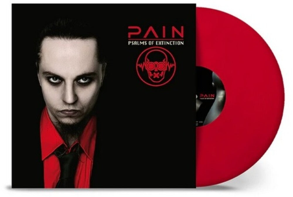 the album cover for Pain - Psalms Of Extinction [Colored Vinyl] (Red) [Indie Exclusive] [Remastered]