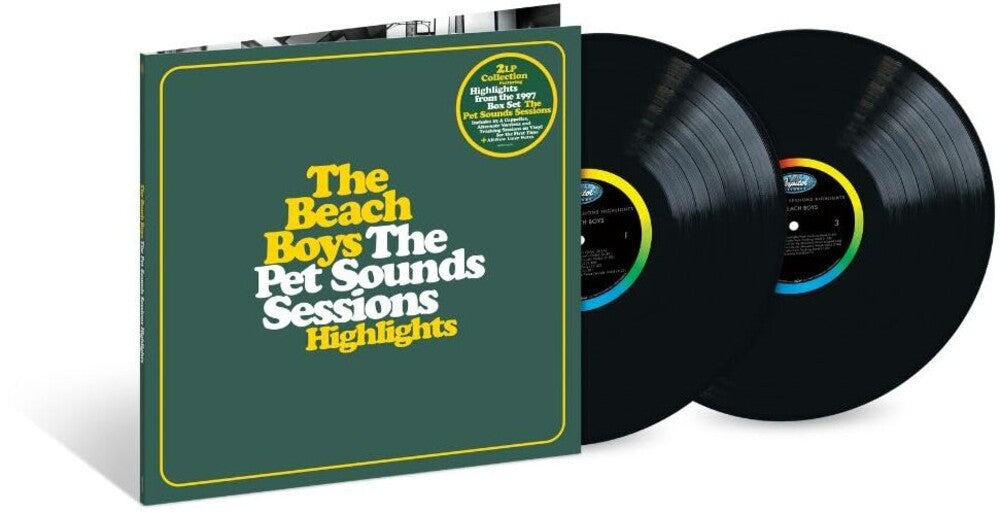 the album cover for The Beach Boys - The Pet Sounds Sessions Highlights - 60th Anniversary