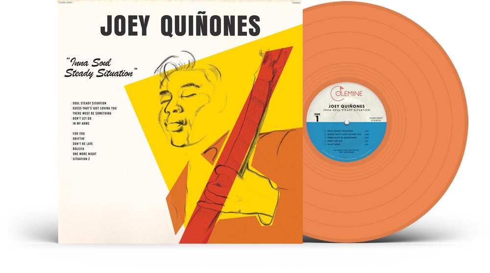 the album cover for Joey Quinones - Inna Soul Steady Situation - Orange [Colored Vinyl] (Org)