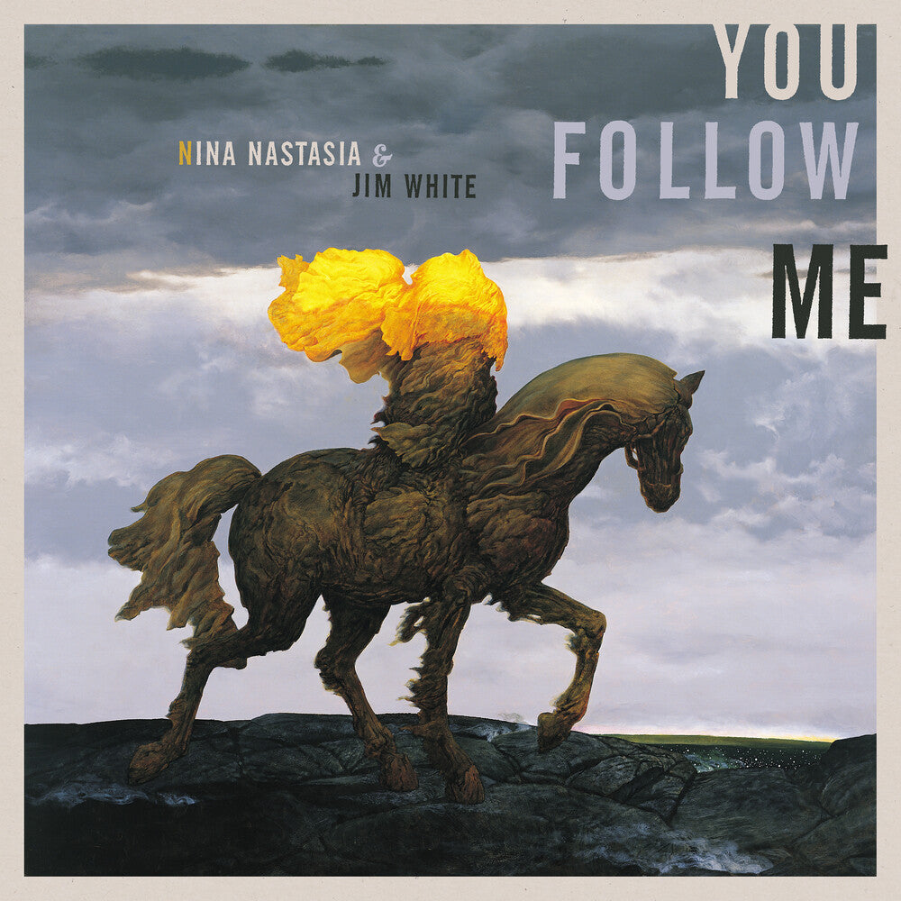 the album cover for Nina Nastasia  / White,Jim - You Follow Me - Yellow [Colored Vinyl] (Ylw)