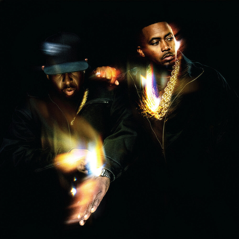 the album cover for Nas - Light-Years [Marvel Legend Has It Series Marble]