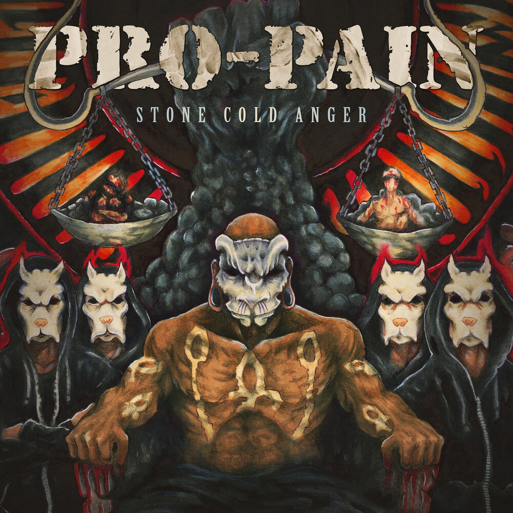 the album cover for PRO-PAIN - Stone Cold Anger