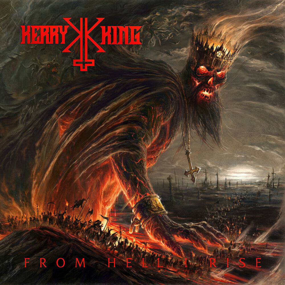 the album cover for Kerry King - From Hell I Rise [Colored Vinyl] [Deluxe] (Aniv) (Spla)