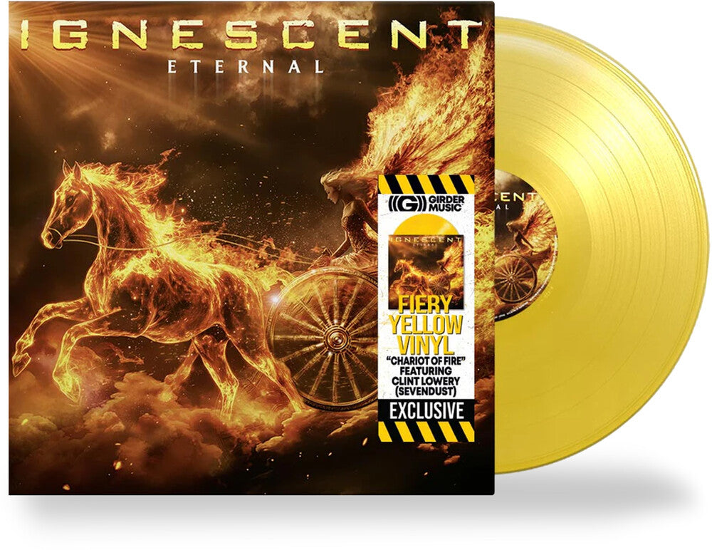 the album cover for Ignescent - Eternal - Yellow [Colored Vinyl] (Gate) (Ylw)