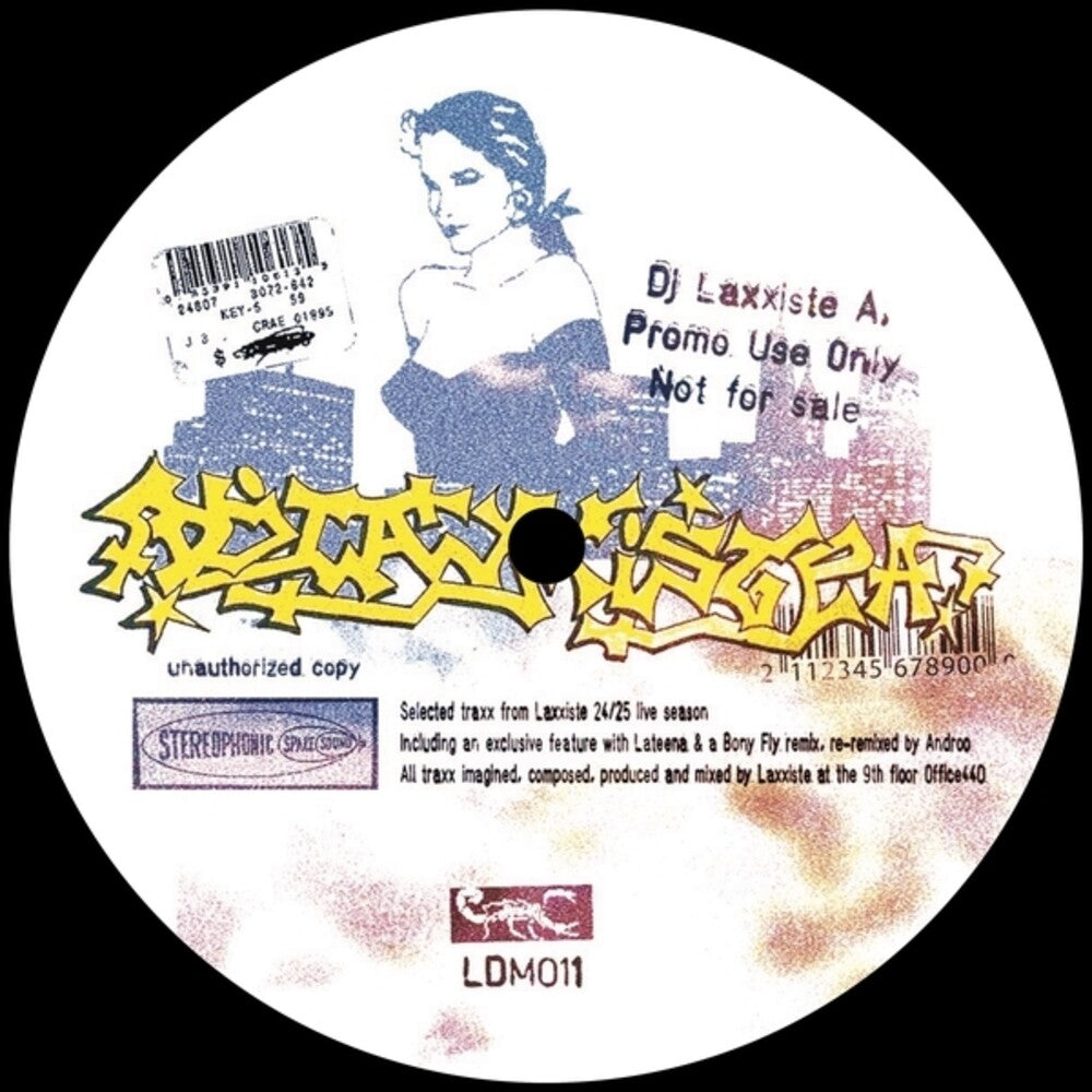the album cover for Dj Laxxiste A - Promo Use Only