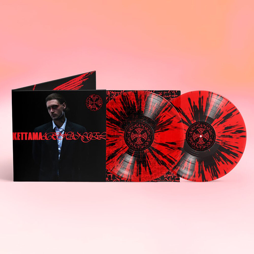 the album cover for Kettama - Archangel (Blk) [Colored Vinyl] (Red) (Spla) (Uk)