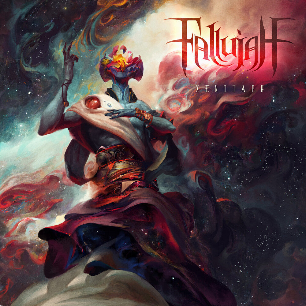 the album cover for Fallujah - Xenotaph [Indie Exclusive Crystal Clear and Purple Marble LP - Limited to 1300]