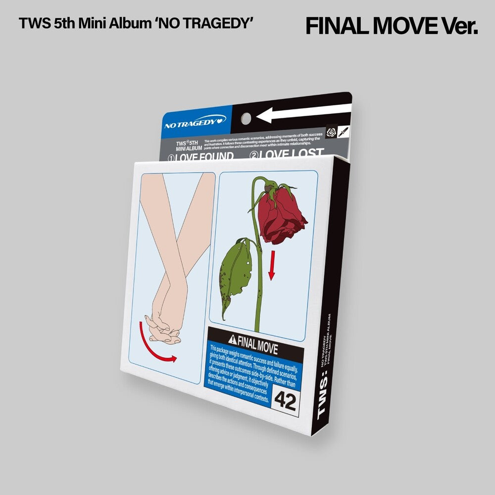 the album cover for TWS - TWS 5th Mini Album 'NO TRAGEDY' [FINAL MOVE Standard Ver.]