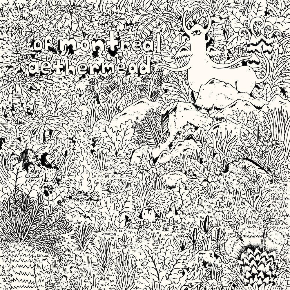 the album cover for Of Montreal - Aethermead [Clear Vinyl]