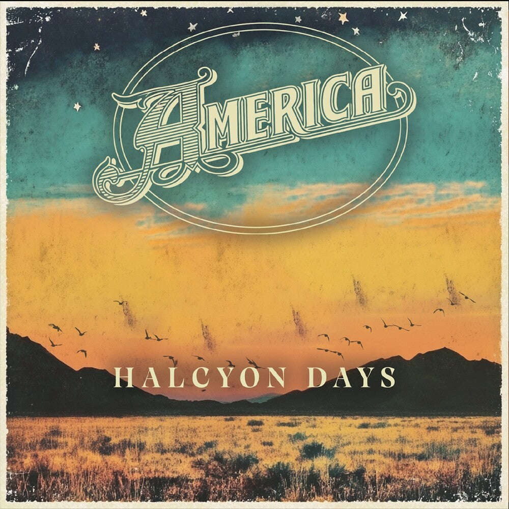 the album cover for America - Halcyon Days