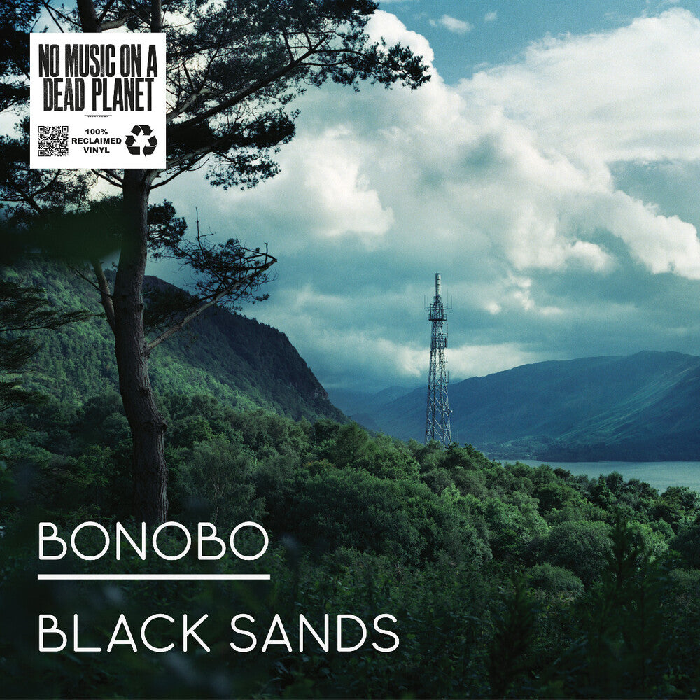 the album cover for Bonobo - Black Sands [Indie Exclusive Mixed Variable Marble]