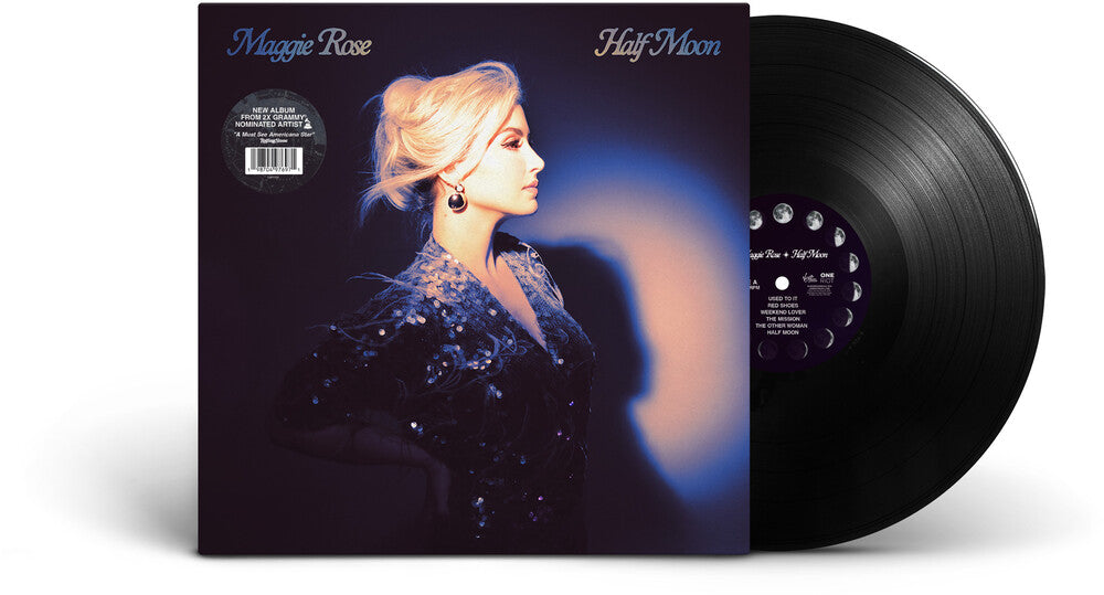 the album cover for Maggie Rose - Half Moon [180g Black]