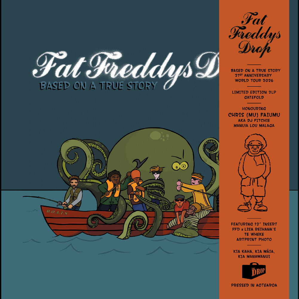 the album cover for Fat Freddy's Drop - Fat Freddy's Drop Title: Based On A True Story