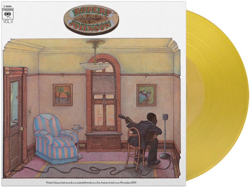 the album cover for Robert Johnson - King Of The Delta Blue Singers Volume 2 [Colored Vinyl]
