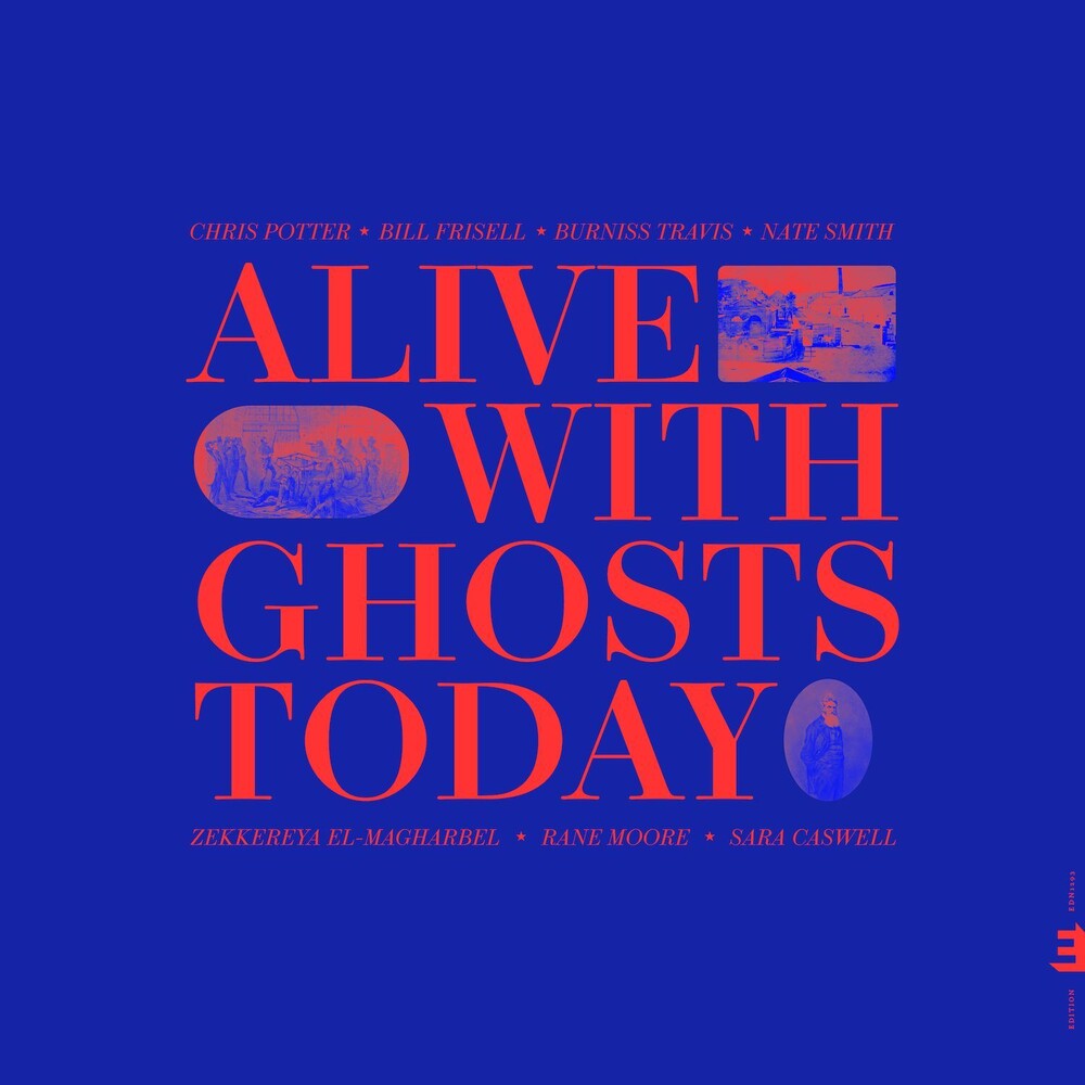 the album cover for Chris Potter - Alive With Ghosts Today.