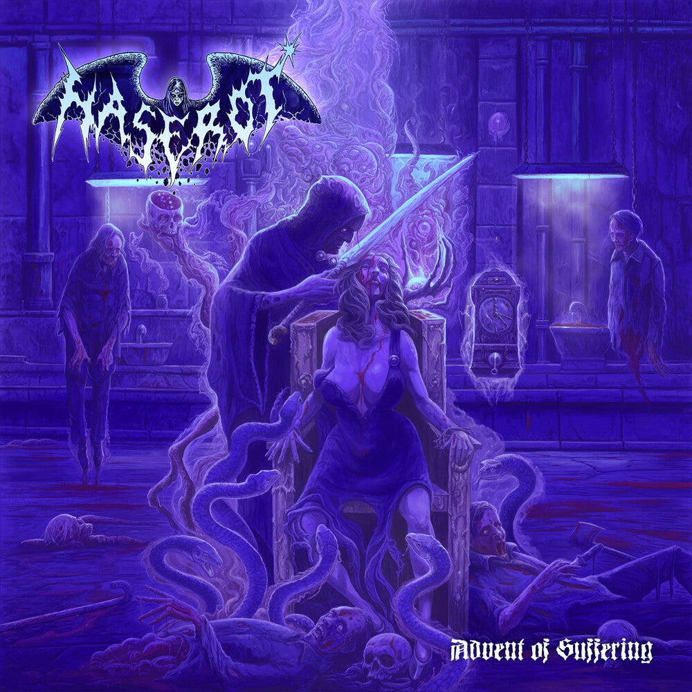 the album cover for Haserot - Advent Of Suffering