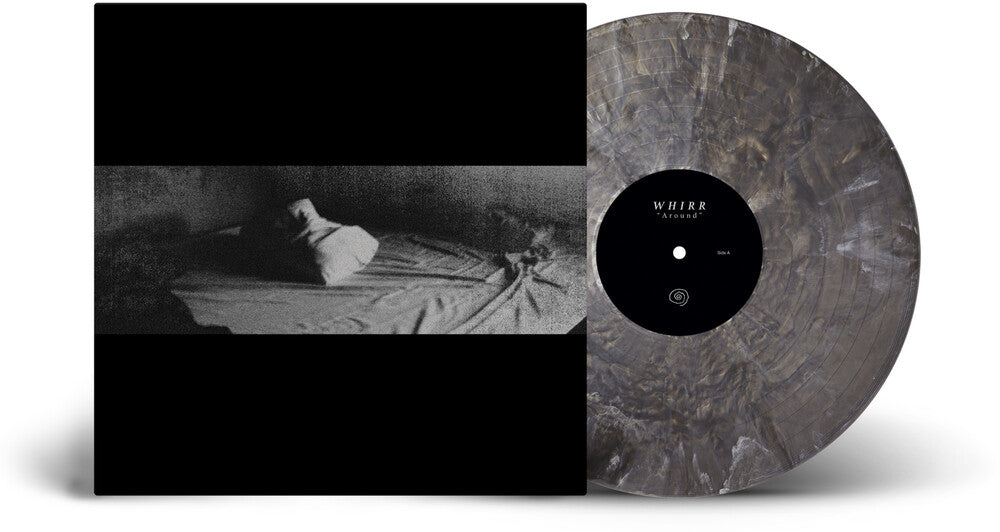 the album cover for Whirr - Around [Black Ice Marbled]