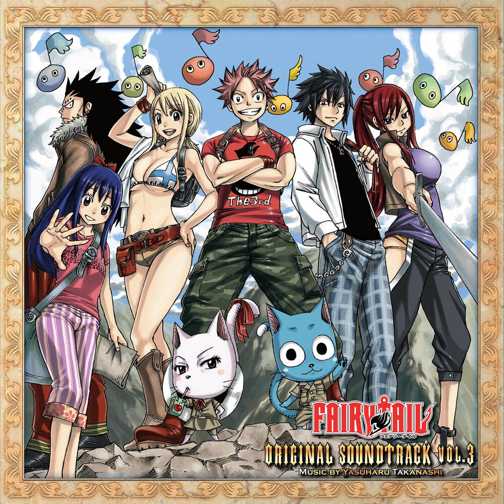 the album cover for Fairy Tail Vol.3 - O.S.T. (Colv) (Ylw) (Aniv) - Fairy Tail Vol.3 - O.S.T. [Colored Vinyl] (Ylw) (Aniv)