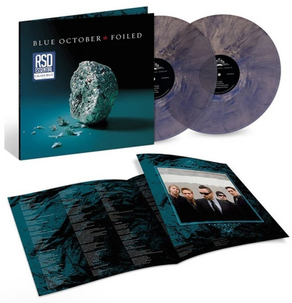 the album cover for Blue October - Foiled [RSD Essential - Galaxy Blue]