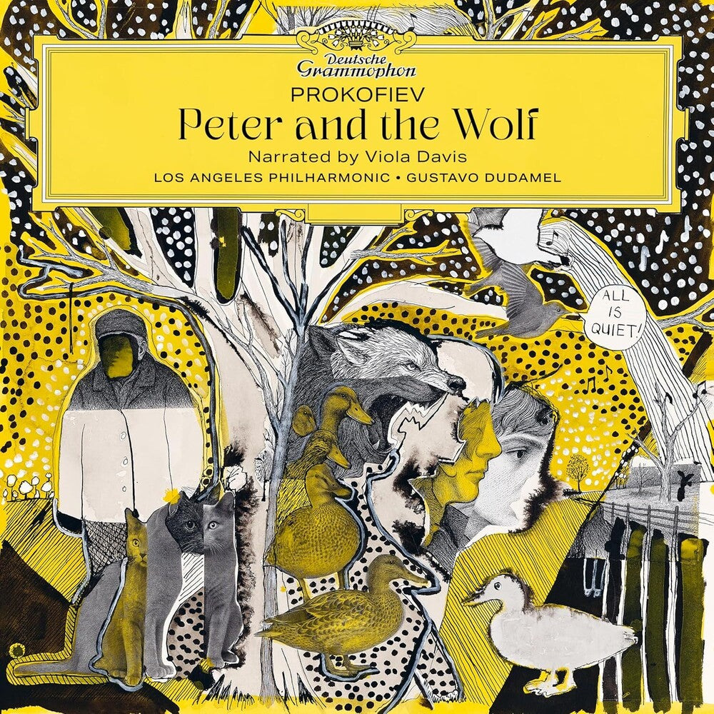 the album cover for Davis / Dudamel / Los Angeles Philharmonic - Prokofiev: Peter And The Wolf, Op. 67