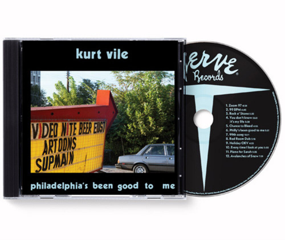 the album cover for Kurt Vile - Philadelphia's Been Good To Me