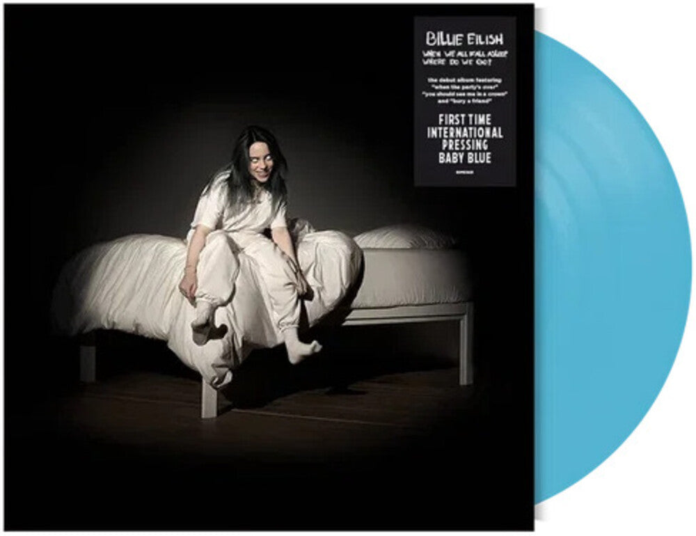 the album cover for Billie Eilish - When We All Fall Asleep Where Do We Go [Blue]
