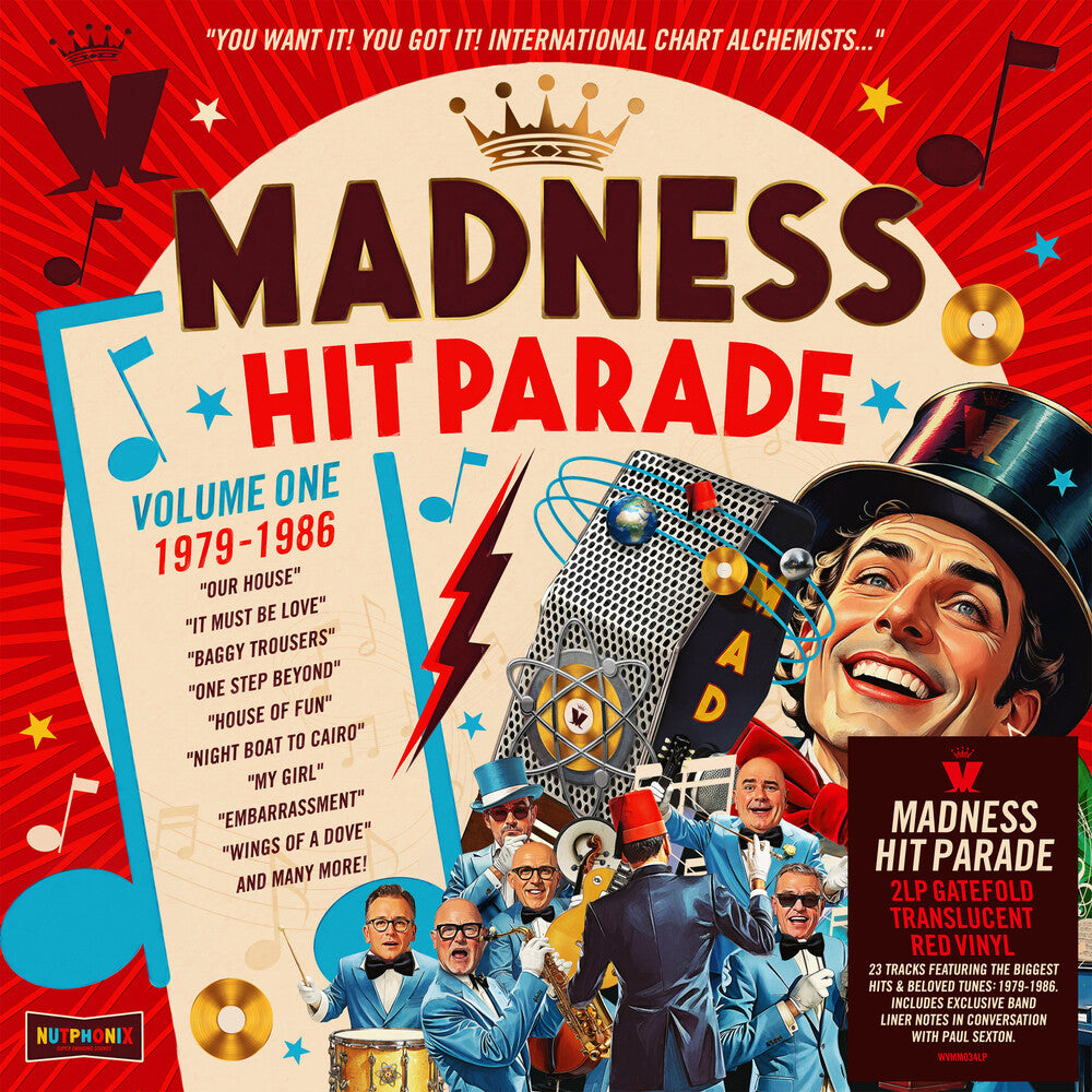 the album cover for Madness - Hit Parade Volume 1: 1979-1986 [Translucent Red]