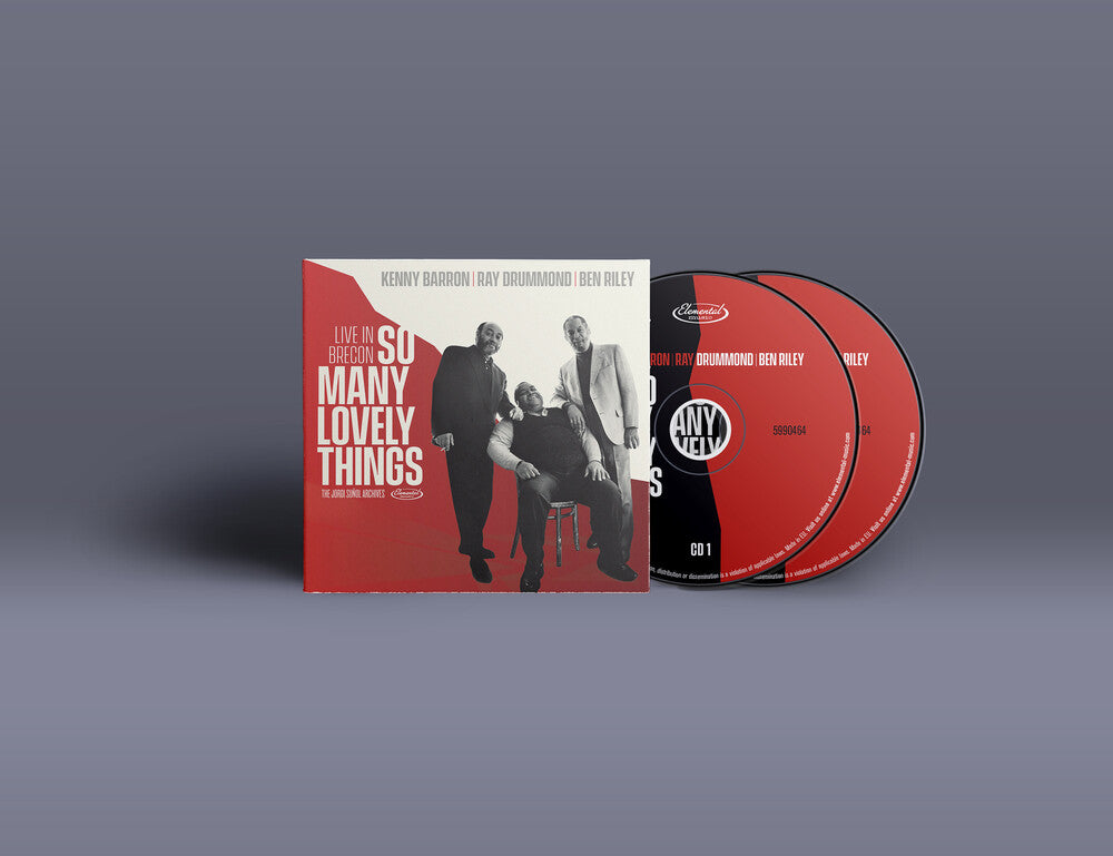 the album cover for Kenny Barron  / Drummond,Ray / Riley,Ben - So Many Lovely Things: Live In Brecon [Deluxe] [Limited Edition]