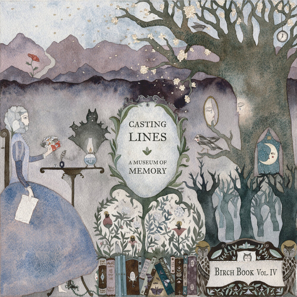 the album cover for Birch Book - Vol. Iv: Casting Lines - A Museum Of Memory