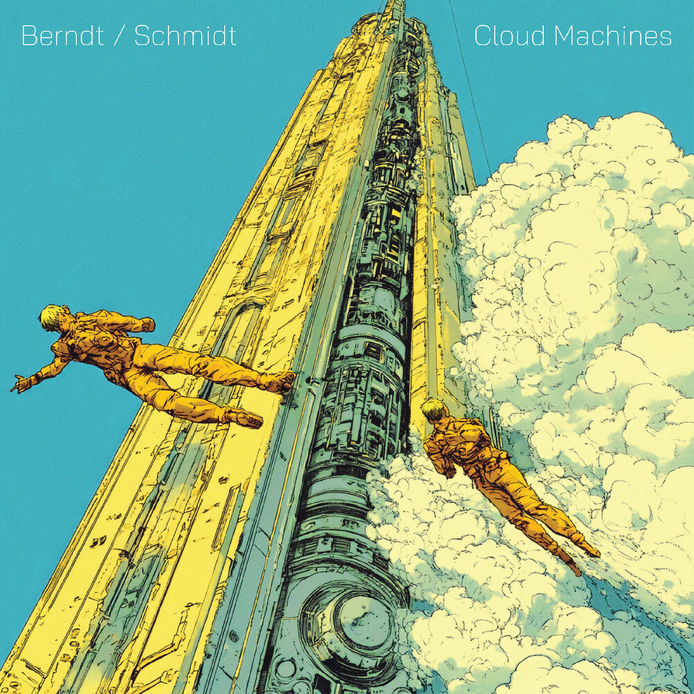 the album cover for Martin Schmidt & John Berndt - Cloud Machines [Indie Exclusive Egg Yolk]