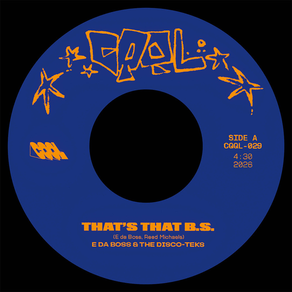 the album cover for E Da Boss - That's The B.S. b/w The Get Down
