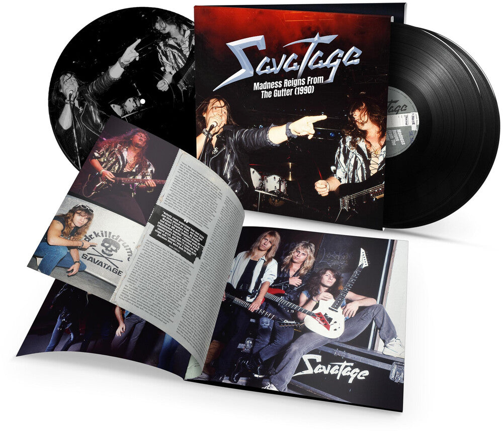 the album cover for Savatage - Madness Reigns From The Gutter (1990)