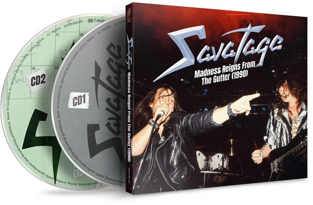 the album cover for Savatage - Madness Reigns From The Gutter (1990)