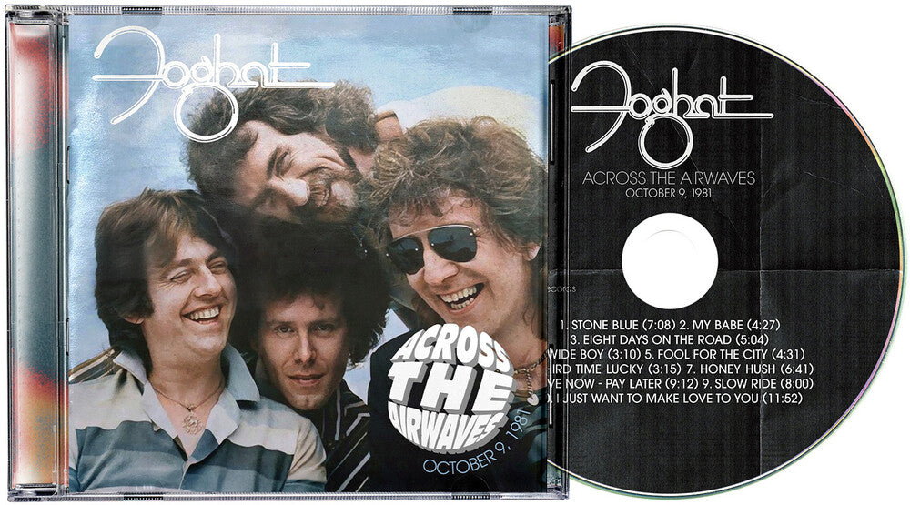 the album cover for Foghat - Across The Airwaves