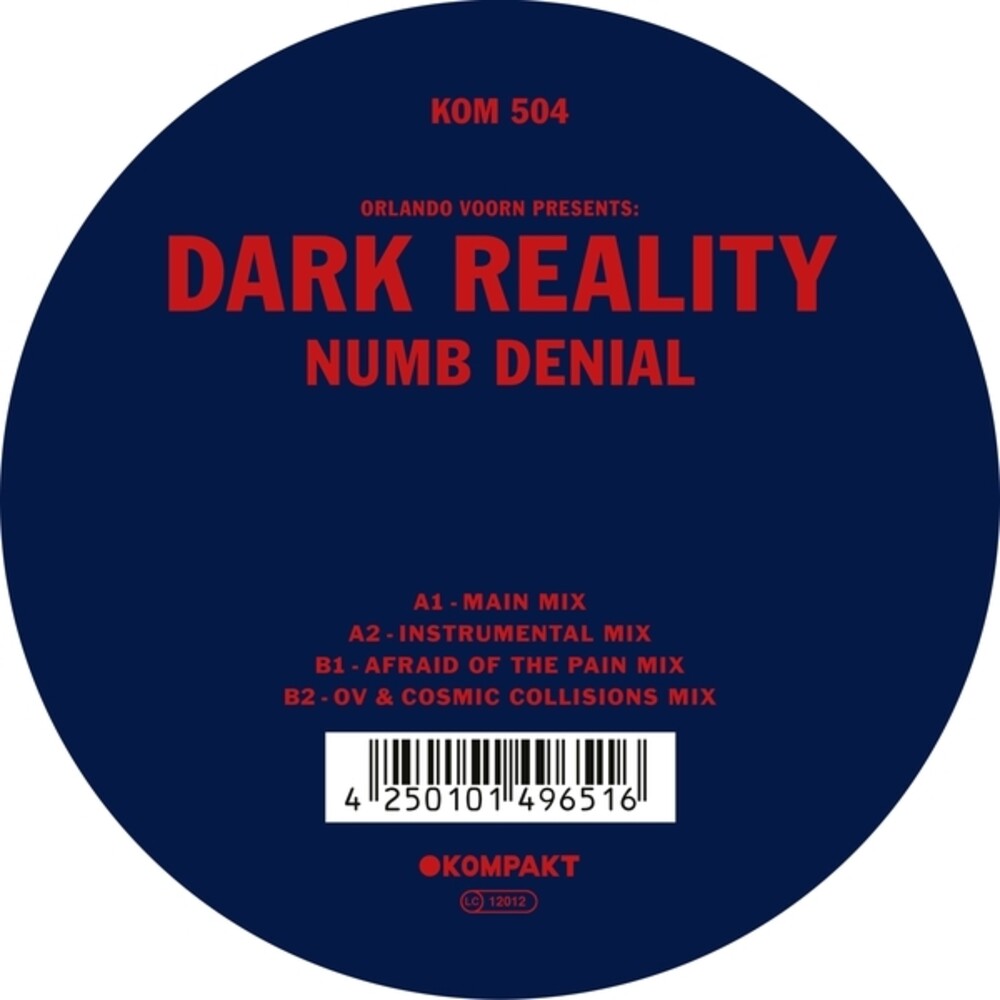 the album cover for Orlando Voorn  / Dark Reality - Numb Denial (Ep)