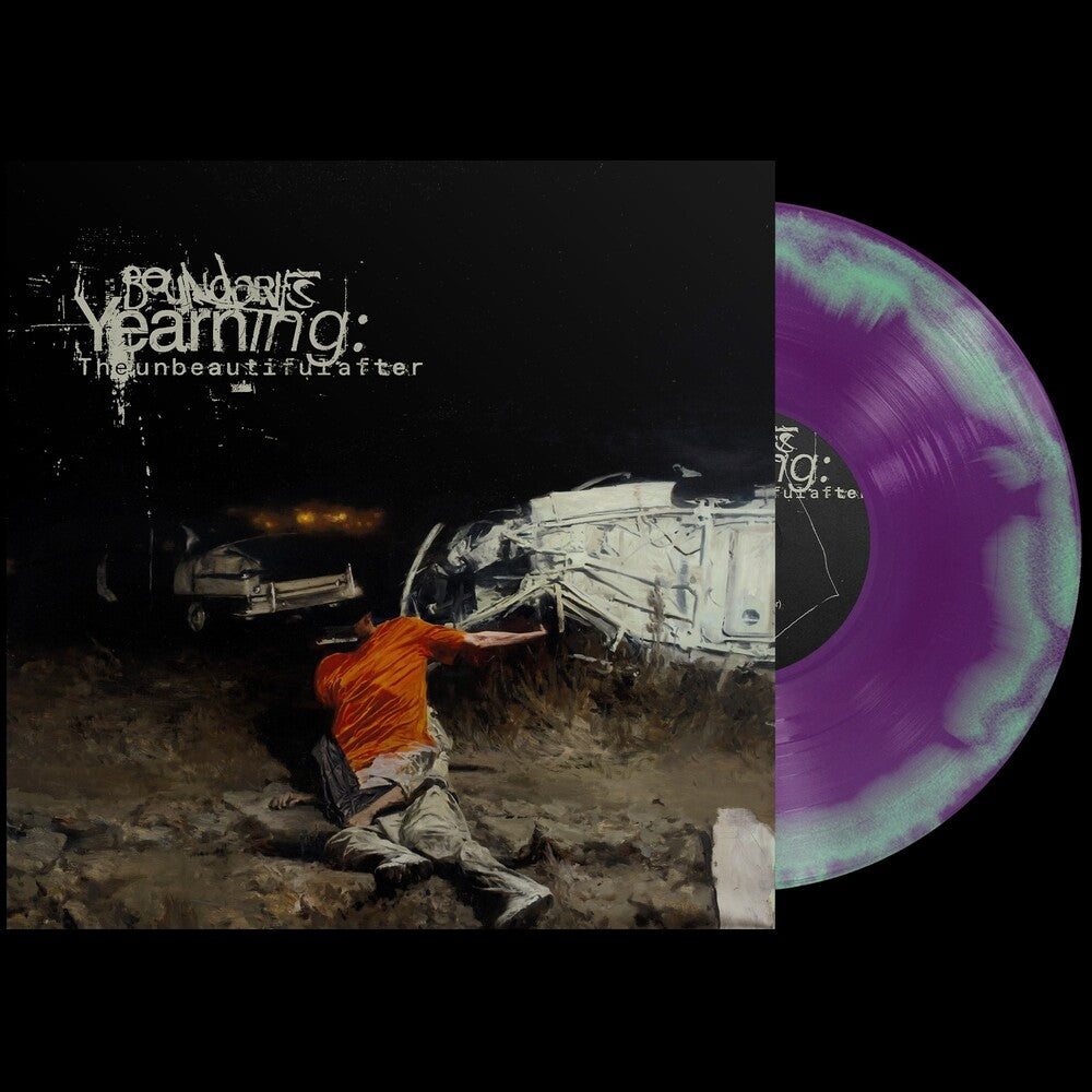the album cover for Boundaries - Yearning: The unbeautiful after [Neon Violet + Mint Green Side A/B]